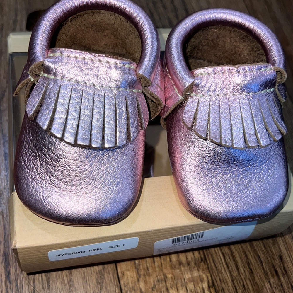 Little steps size 1 moccasins